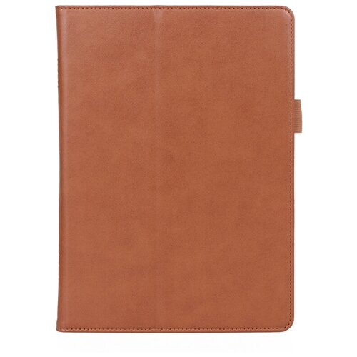 фото Чехол mypads для lenovo tab p10 tb-x705f/ n с визитницей и держателем для руки коричневый натуральная кожа prestige бизнес класса