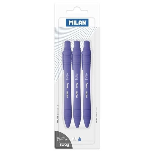 фото Набор из 3 шариковых ручек milan sway