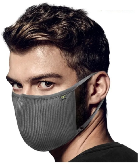 Маска защитная с медной обработкой/ корейская маска для аллергиков NAROO F.U. PLUS COPPER, серая S