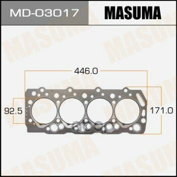 Прокладка Гбц Mitsubishi Pajero, L200, L300, L400 2.5Td Mot.4d56 1.50Мм Masuma арт. MD-03017