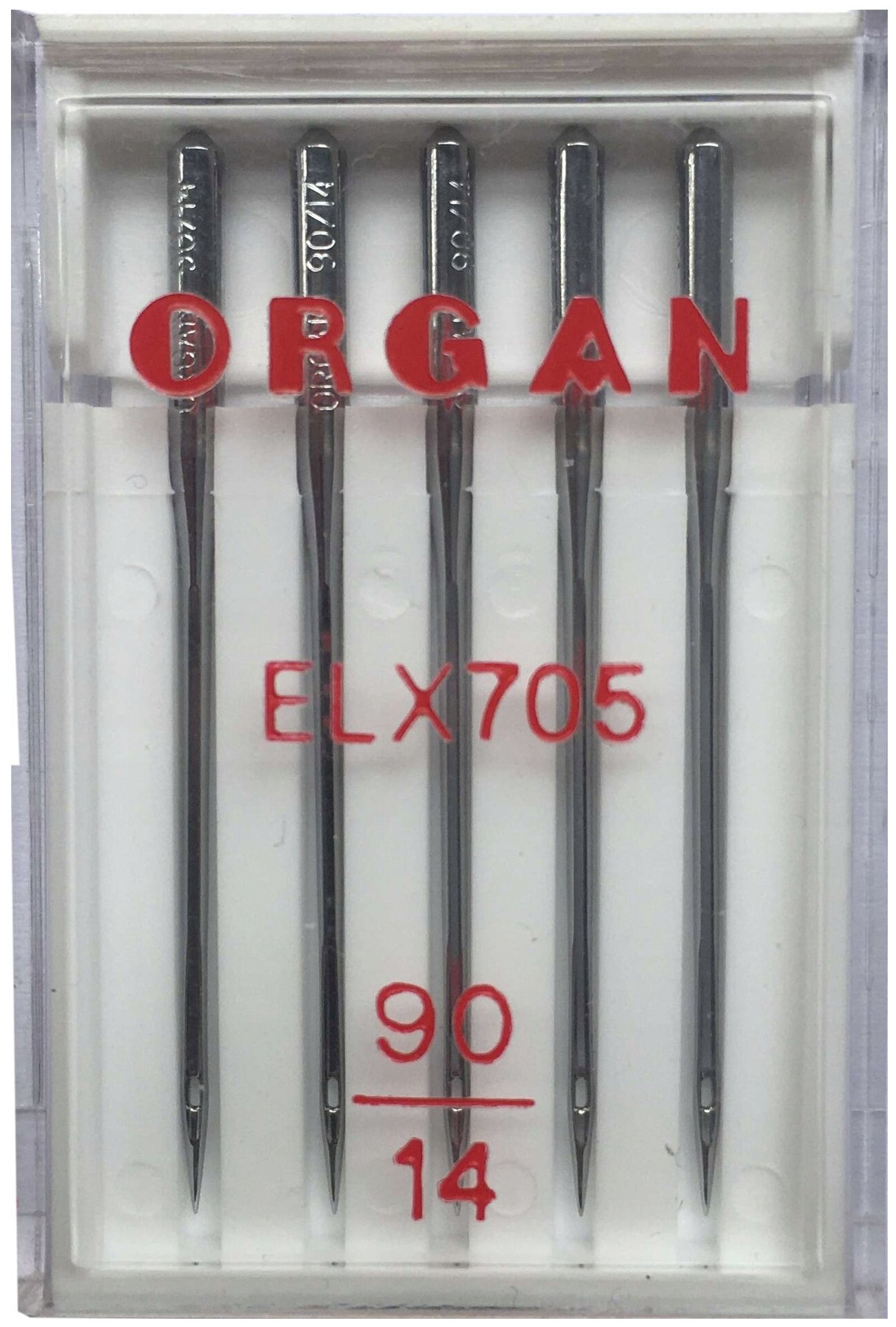 Иглы Organ ELx705 №90/14 (для распошивальных машин) 5 шт