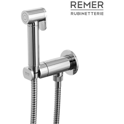 Remer Minimal N64W - Гигиенический душ в комплекте с прогрессивным смесителем (хром) remer dream d65 гигиенический душ в комплекте со смесителем хром
