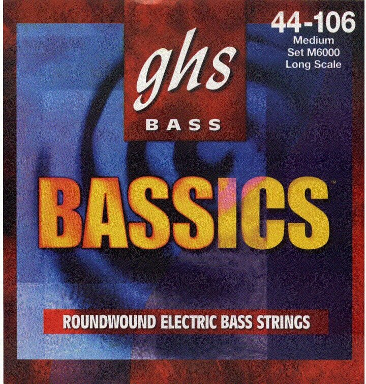 GHS STRINGS M6000 BASSICS Струны для бас-гитары