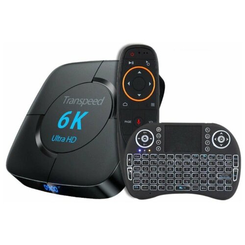 ТВ-приставка Transpeed с функцией голосового помощника 4 Гб ОЗУ 32 Гб Android 548500₽