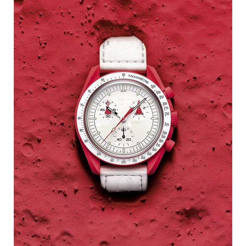 Наручные часы Omega x Swatch Mars (оригинал), красный