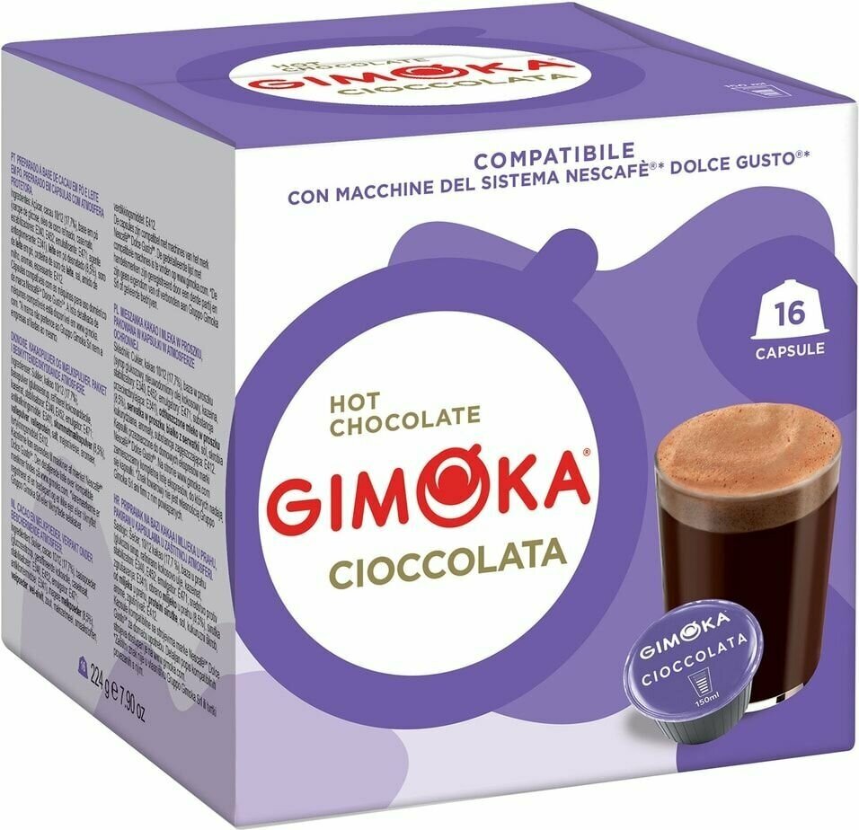 Горячий шоколад в капсулах GIMOKA Cioccolata для кофемашин Dolce Gusto, 16шт. - фотография № 4