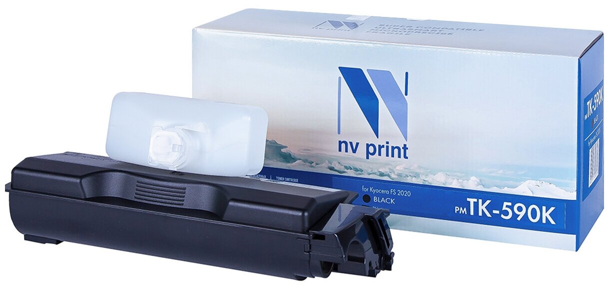 Тонер-картридж NV Print NV-TK590Y для Kyocera FS-C2026MFP, C2126, C2526MFP, C2626, C5250DN, P6026cdn (совместимый, жёлтый, 5000 стр.)