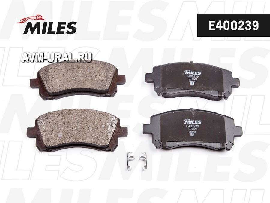 MILES E400239 Колодки тормозные Subaru Forester (SF) 97-, Impreza 96-, Legacy 95-03 передние Miles