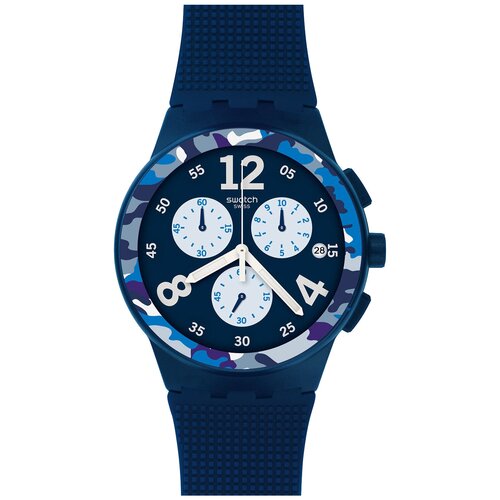 Наручные часы swatch Chrono SUSN414, синий