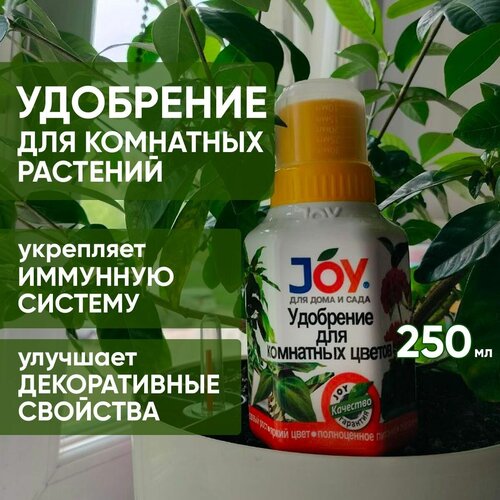 Эффективное концентрированное удобрение для комнатных растений, JOY, 250 мл