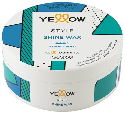 Yellow Воск для блеска Shine Wax, сильная фиксация, 100 мл