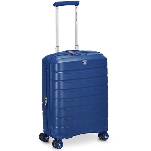 Чемодан RONCATO Butterfly, 40 л, размер S, синий чемодан 417423 evolution cabin trolley expandable 55 83 navy blu