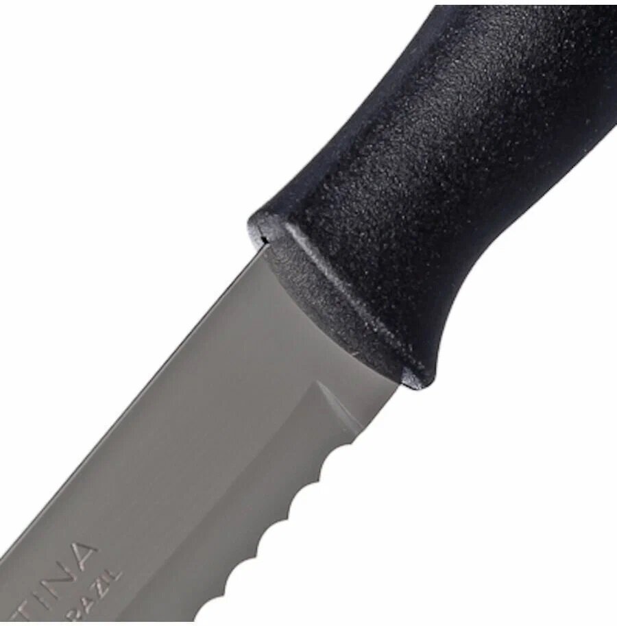 Нож Tramontina для хлеба Athus 16,5см, черная ручка (871-162)