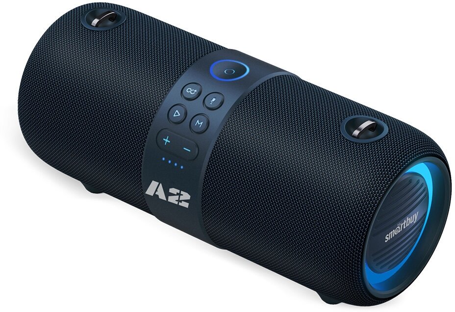 Колонки компьютерные/Акустическая система 2.0 Smartbuy A2, 28Вт, Bluetooth, MP3, FM-радио (арт. SBS-5380), темно-синий — фото 1