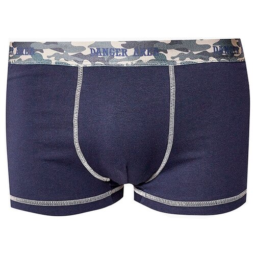 Трусы X-File Boxer DANGER AREA, размер 5-XL, синий