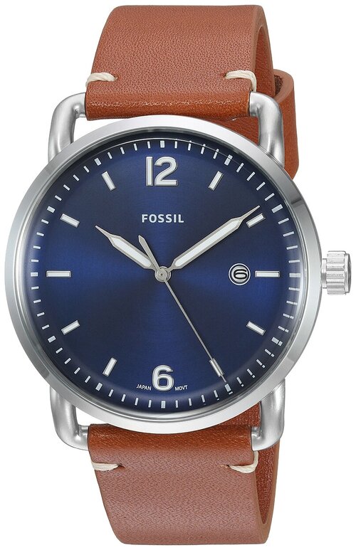 Наручные часы FOSSIL FS5325, синий, серебряный