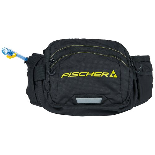 фото Сумка поясная fischer 2022-23 hydration waistbag , 26x7x17 cm black/yellow