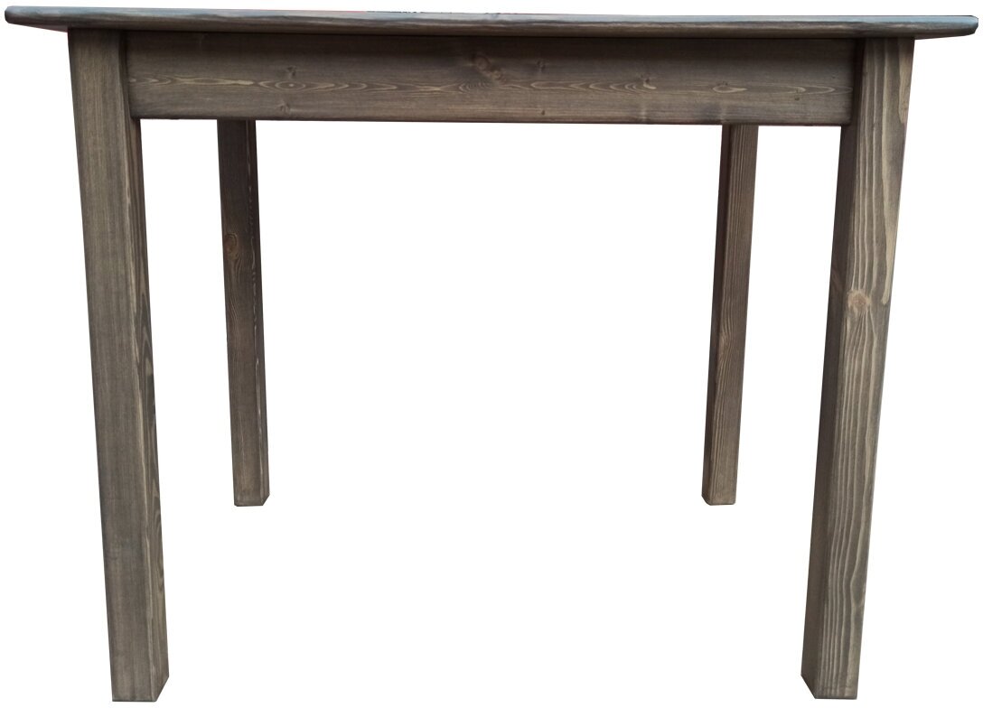 Стол из массива сосны Solarius Классика, лакированный, цвет венге, 120х60 см - фотография № 2