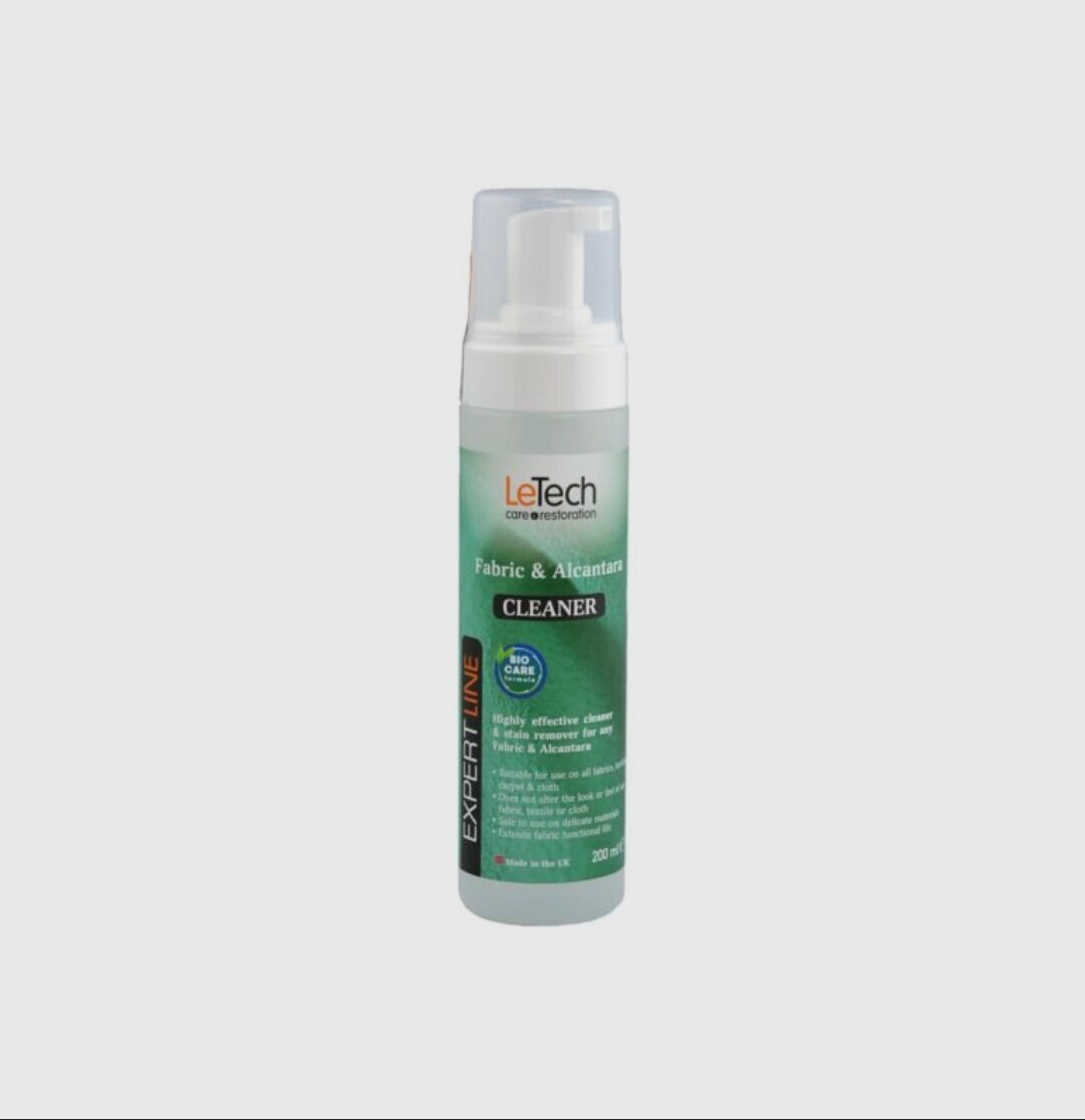 Очиститель ткани и алькантары в пенообразователе, LeTech, Upholstery&Alcantara Cleaner, 200ml