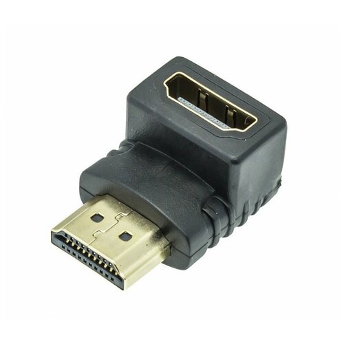 Переходник (адаптер) HDMI-HDMI (угловой 90°)