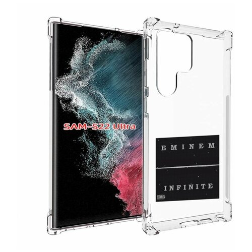 чехол mypads eminem infinite для samsung galaxy xcover 5 задняя панель накладка бампер Чехол MyPads Eminem INFINITE для Samsung Galaxy S23 Ultra задняя-панель-накладка-бампер