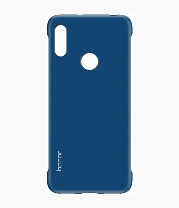 Панель силиконовая Honor PC Case для Honor 8A/8A Prime/Huawei Y6S/Y6 (2019) синяя - фотография № 3
