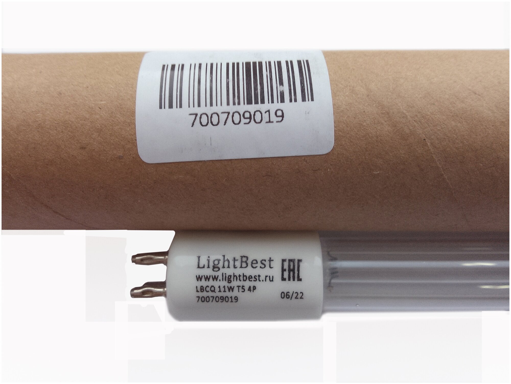 Лампа трубчатая ультрафиолетовая бактерицидная LightBest LBCQ 11W T5 4P (700709019) - фотография № 4