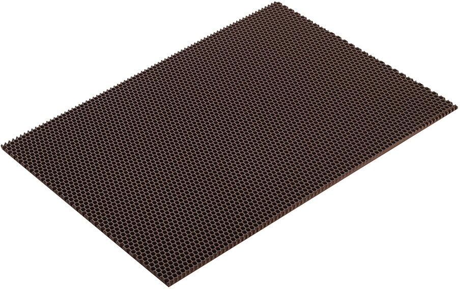 фото Коврик универсальный Еvaline ЭВА Соты 80х60 см коричневый