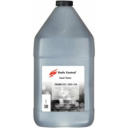 static control trmptcol 1kg y тонер hp universal желтый 1000 гр совместимый Static Control TRHM102-1KG-OS тонер (HP 18A) черный 1000 гр (совместимый)
