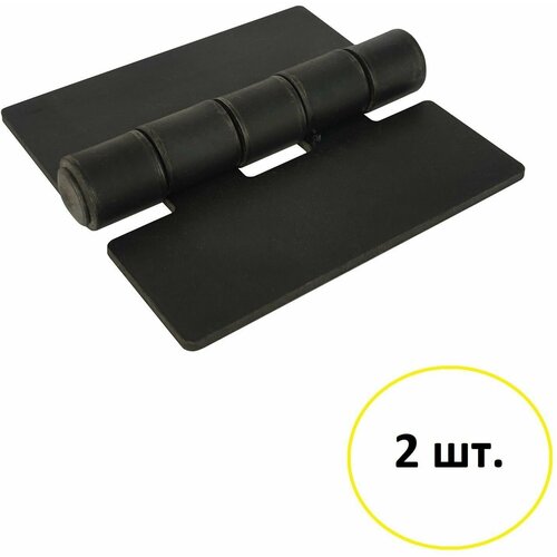 Усиленные петли (2 шт.) 101х19 мм. для тяжелых ворот и калитки с двумя крыльями.