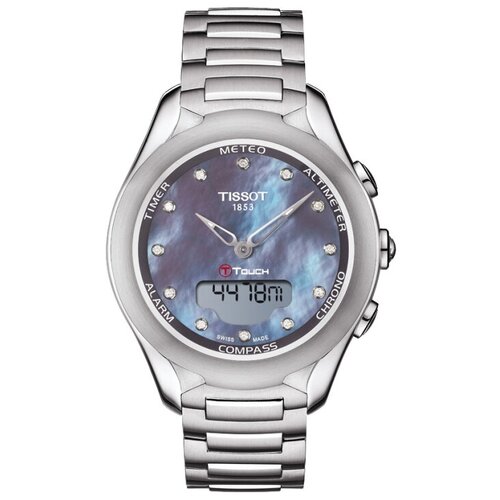 Наручные часы TISSOT T075.220.11.106.01, черный, серебряный