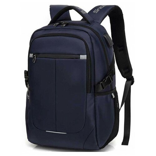 Школьный рюкзак мужской с отделением для ноутбука 15,6 дюйма Snoburg 8806 синий школьный рюкзак мужской с отделением для ноутбука 15 6 дюйма snoburg blow красный