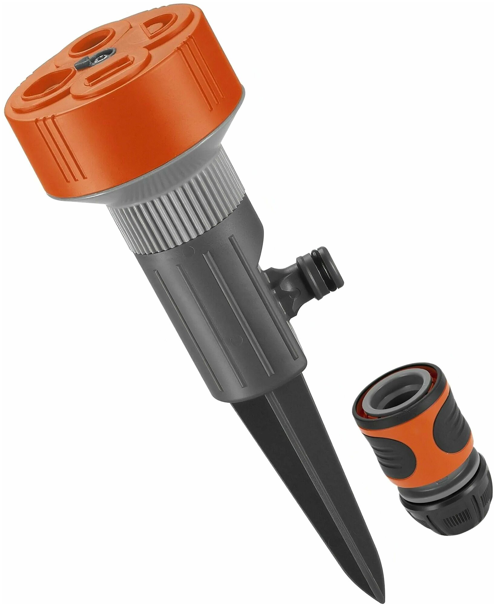 фото Дождеватель: для равномерного полива площадью до 100 м2; легок в использовании и обслуживании; модель выполнена из высококачественного металла