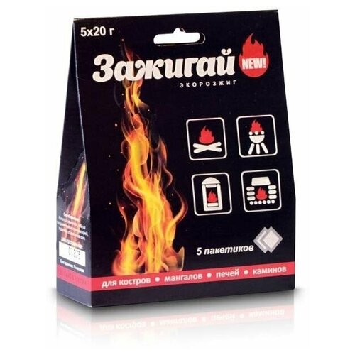 Экорозжиг Зажигай сухой спирт пакетики 5шт/20г