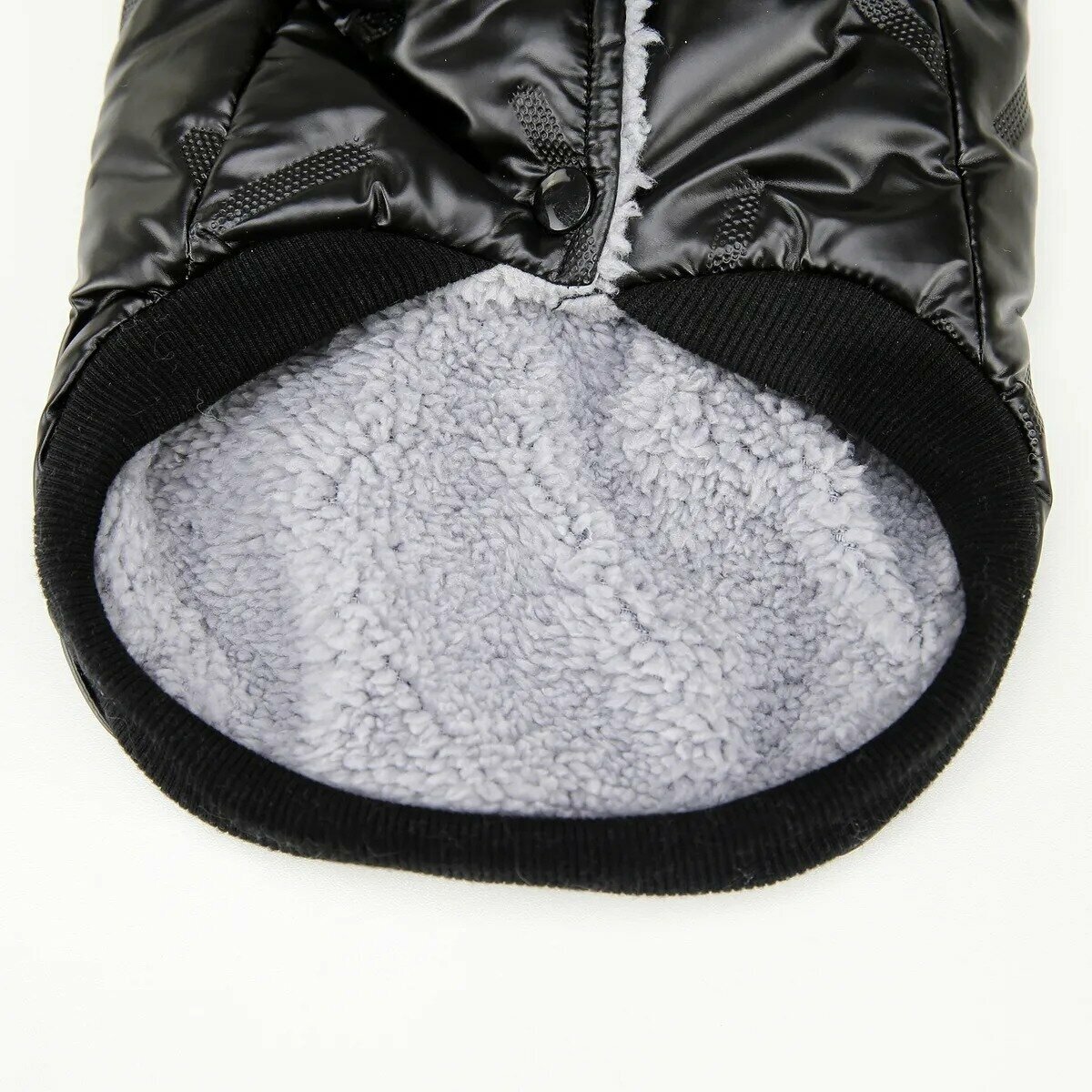 Куртка для собак мелких пород Arnydog Гланцевое лого черная M(25 см) - фотография № 5