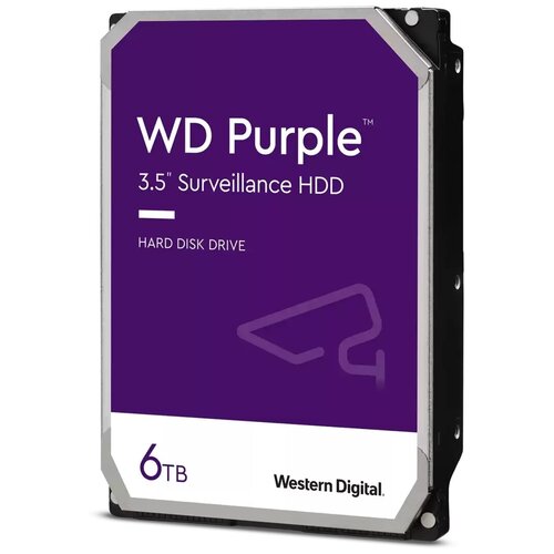 Внутренний HDD диск WD Purple 6TB SATA3 35 WD63PURZ 1677800₽