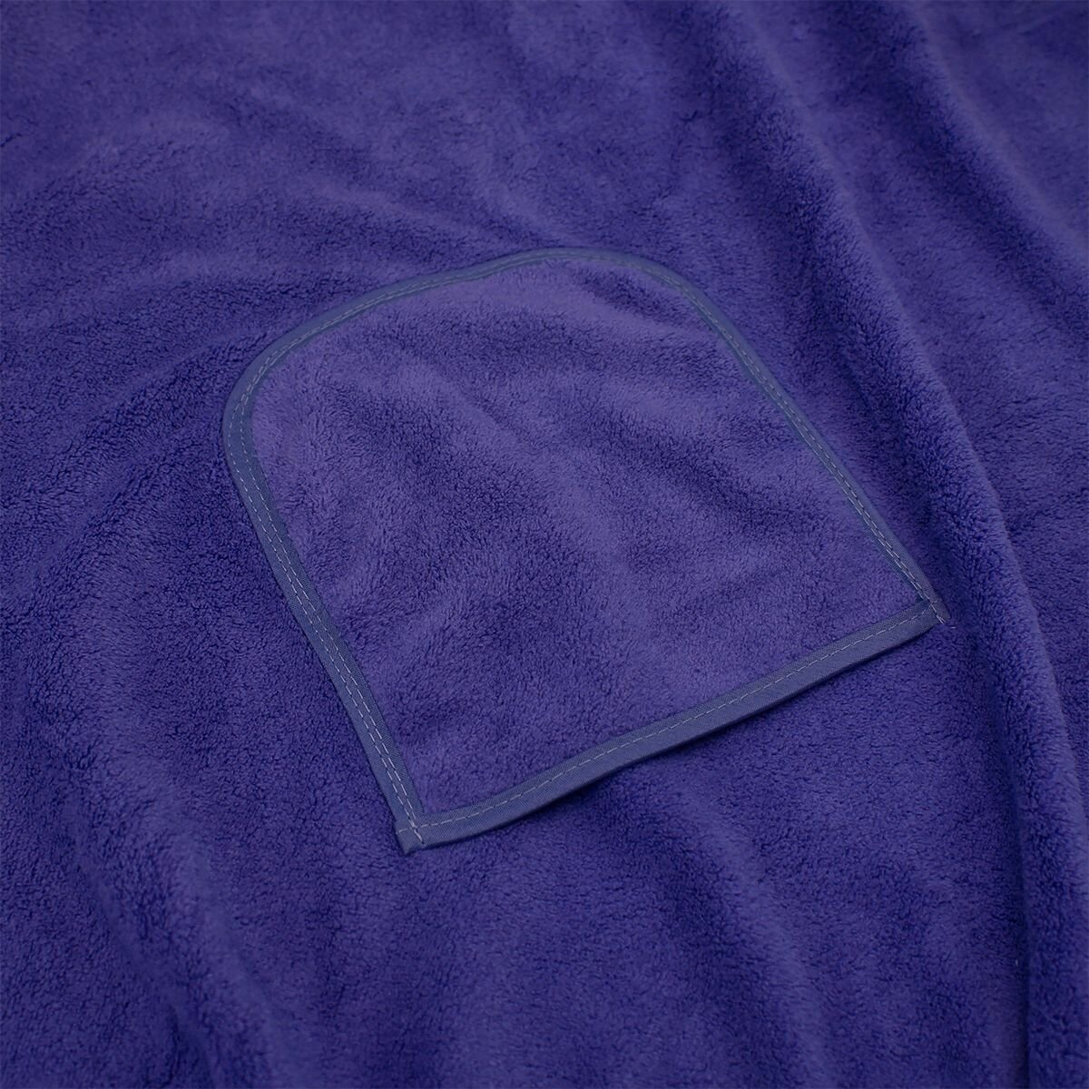 Килт мужское махровое полотенце 80*150 см синий, быстросохнущее мягкое полотенце для спорта, Йога, Баня, подарок - фотография № 4