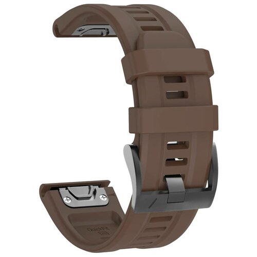 Силиконовый ремешок на часы Garmin Fenix 7, 6, 5 / Epix / Instinct / Garmin Forerunner 945, 935, 745, быстросъемный QuickFit 22 мм с гравировкой