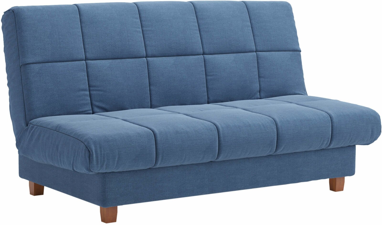Прямой диван Первый Мебельный Асти Голубой, рогожка - фотография № 1