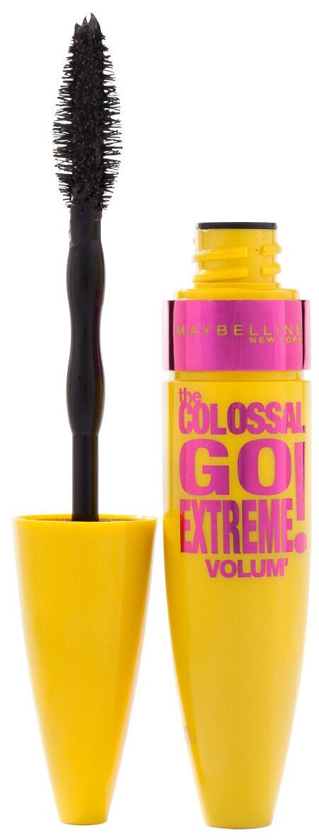 Maybelline New York Тушь для ресниц The Colossal Go Extreme! Volum, черный