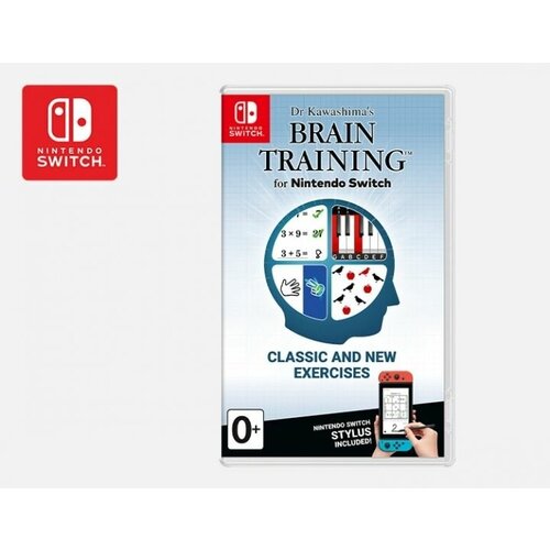 Игра Dr. Kawashima's Brain Training for Nintendo Switch (Nintendo Switch, Английская версия). Товар уцененный