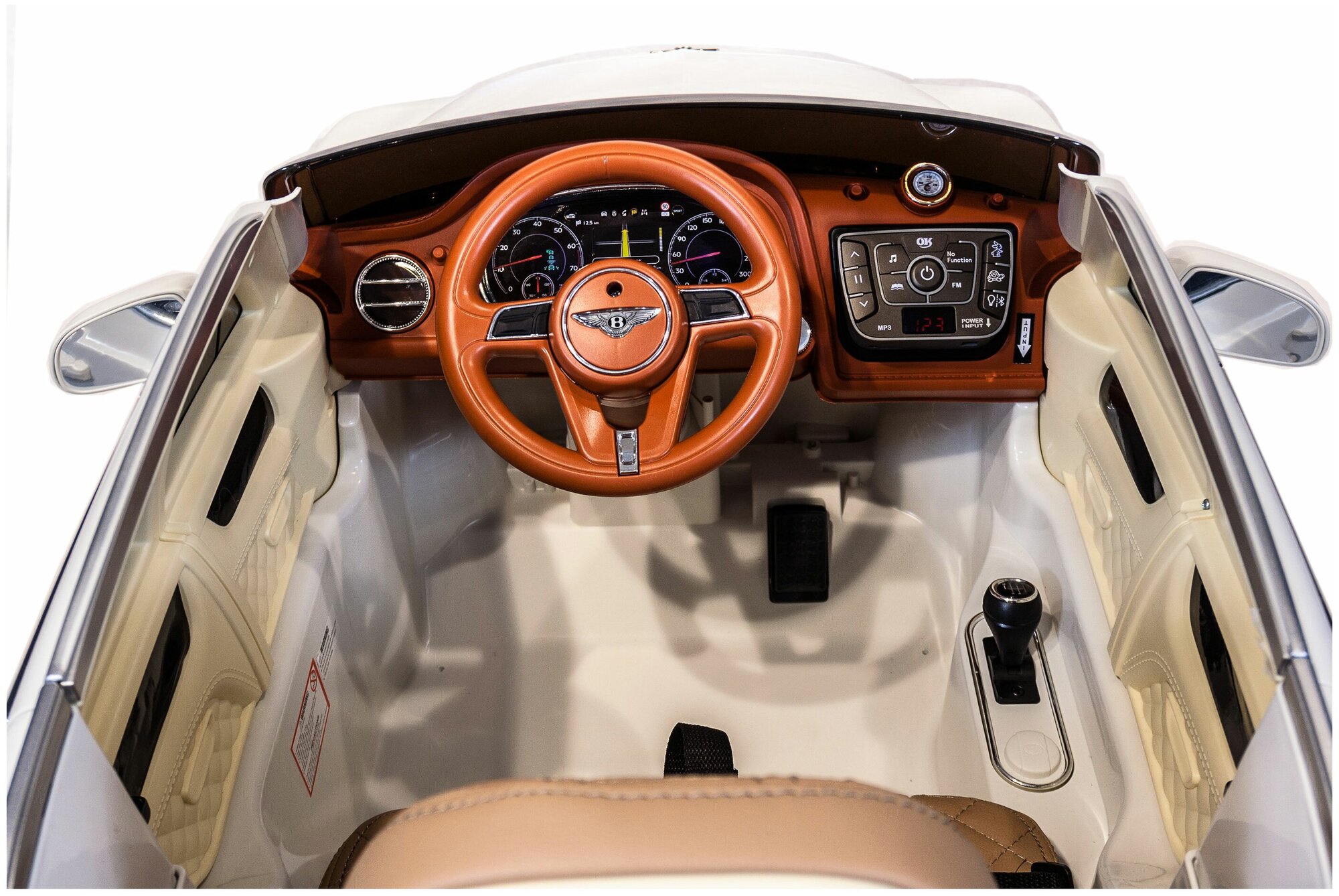 Электромобиль Toyland Bentley Bentayga, цвет: белый - фото №5