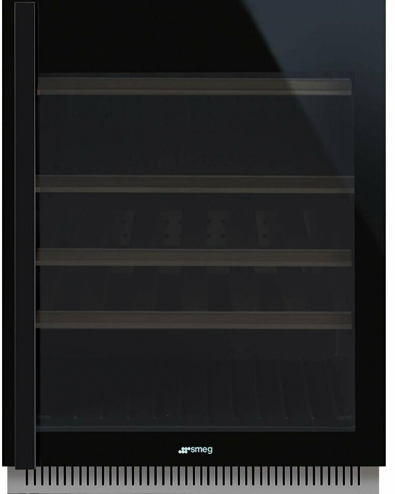 Встраиваемый винный шкаф Smeg CVI638RN3, черный