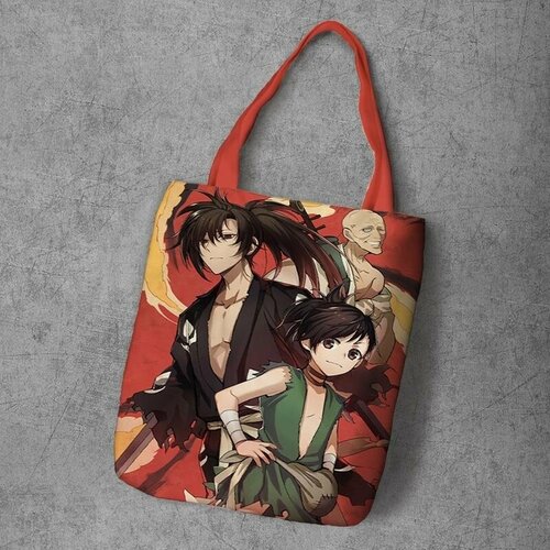 фото Сумка шоппер anime dakimakura, фактура рельефная, мультиколор