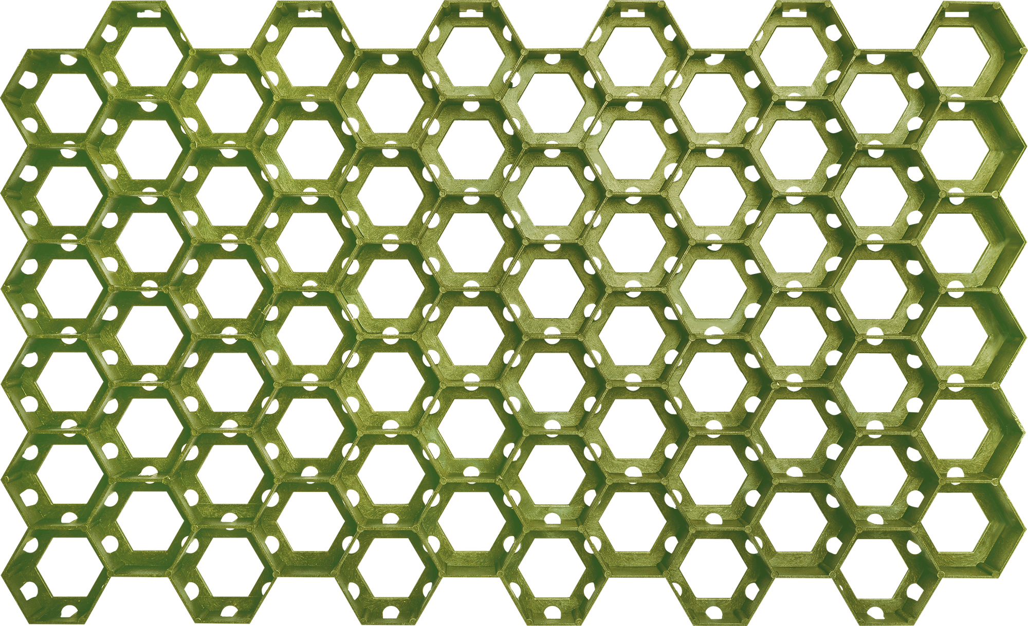 Газонная решетка COLOR-X 68х41см цвет хаки черный