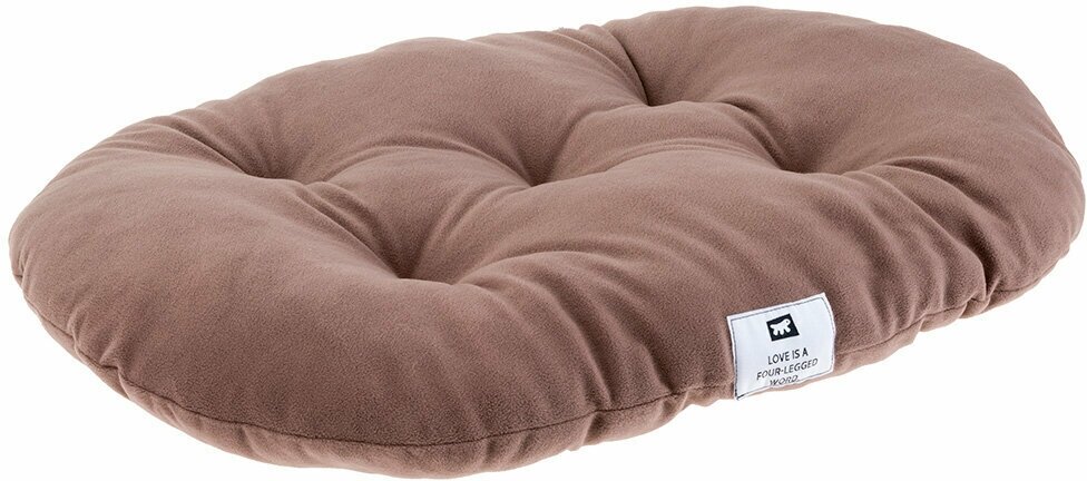 Лежак для животных Ferplast Relax 65/6 Microfleece, коричневый, 65*42 см