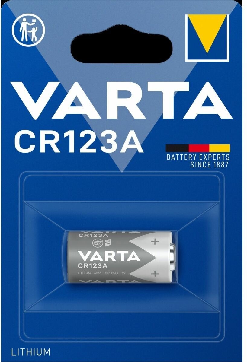 Батарейка Varta Professional CR123A Lithium 3V