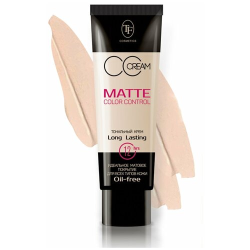 TF Cosmetics CC крем Matte Color Control, 40 мл/40 г, оттенок: 901 розово-бежевый тональный крем для лица tf cosmetics matte color control т 904 40 мл