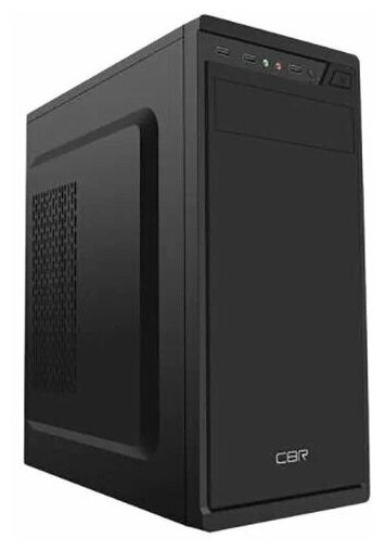 Cbr PCC-ATX-J02-450W Корпус ATX Miditower J02, c БП PSU-ATX450-12EC 450W 120mm , 2 USB 2.0, HD Audio+Mic, кабель питания 1.2м, Black