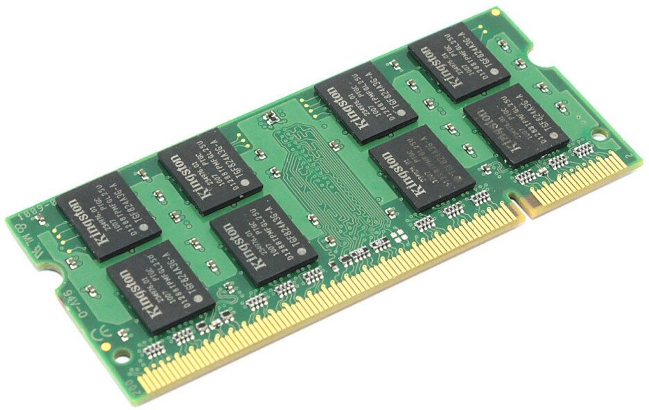 Оперативная память для ноутбука SODIMM DDR2 2Gb Kingston KVR800D2S6/2G 800MHz (PC-6400), 200-pin, 1.8V, CL6, Retail